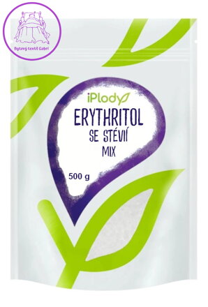 iPlody Erythritol se stévií 500 g