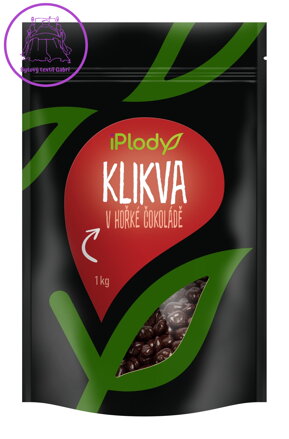 iPlody Klikva v hořké čokoládě 1 kg