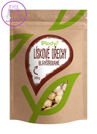 iPlody Lískové ořechy blanšírované 200 g iPlody Lískové ořechy blanšírované 200 g