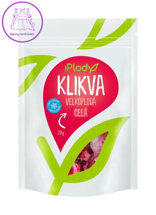 iPlody Klikva lyofilizovaná, plátky 20 g