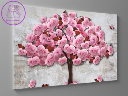 Obraz pohádkový růžový strom