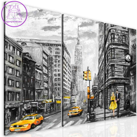 Obraz reprodukce Žlutý New York