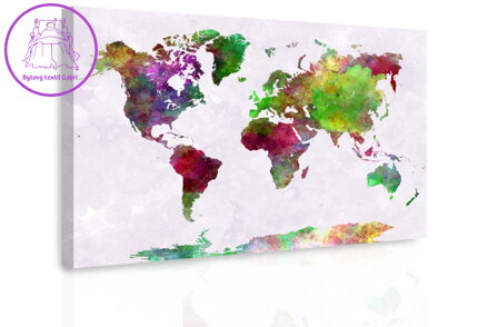 Obraz jednodílný Mapa světa