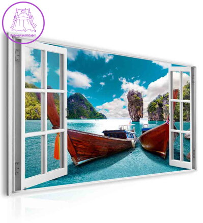 Obraz okno thajský Phuket