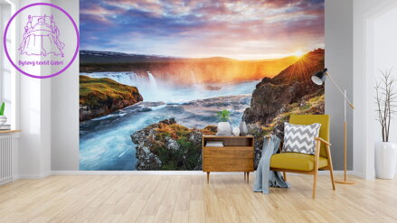 Tapeta Vodopád Godafoss