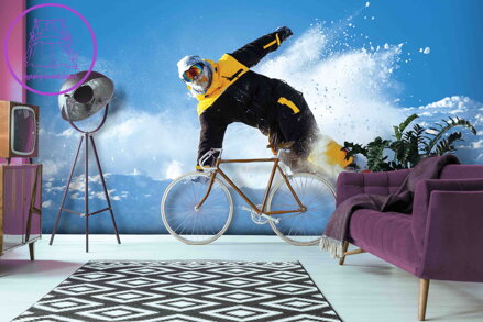 Tapeta Snowboardista
