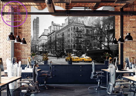 Tapeta Černobílý New York