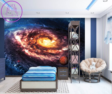 Tapeta Zářivá galaxie