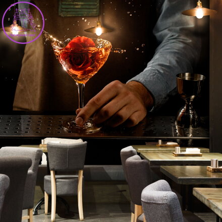 Tapeta Close-up barman s drinkem