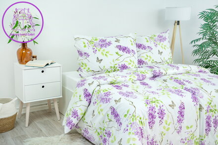 Povlak na polštář bavlněný Stanex fresha fialová (LS264), 40 x 40 cm, Knoflíkové