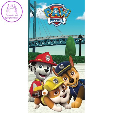 Dětská froté osuška Tlapková patrola 70 x 140
