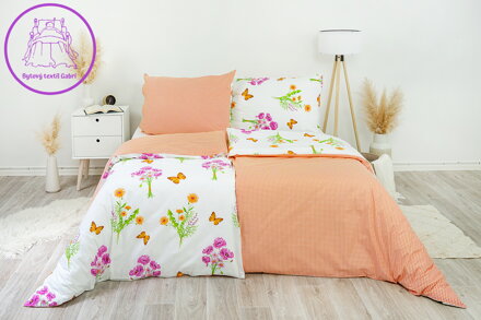 Metráž bavlna jaro oranžové (LS245)