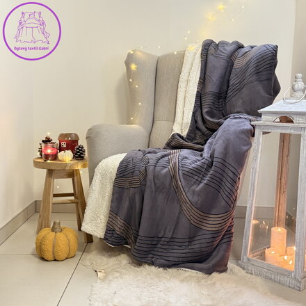 Beránková deka Gold Ribbon 150 x 200