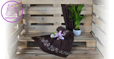 Froté osuška Stanex - EXCLUSIVE 70 x 140 HNĚDÁ