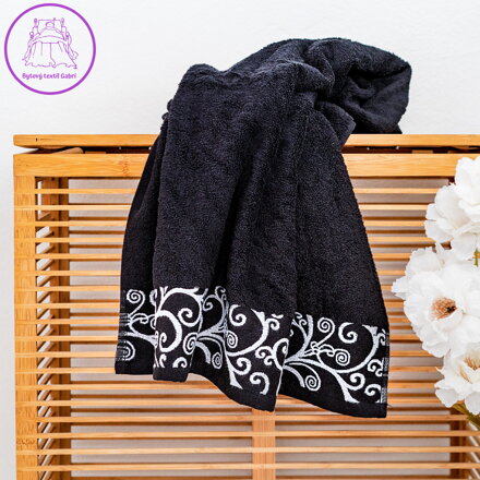 Froté ručník Stanex - VENEZIA 50 x 100 ČERNÁ