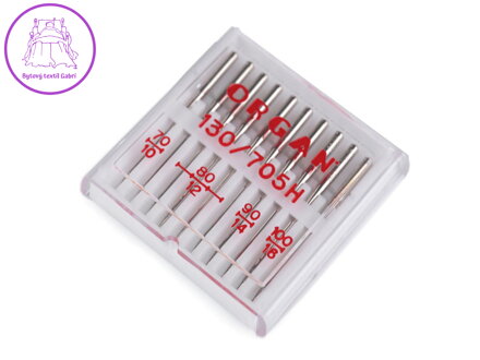 Strojové jehly universal sdružené 70; 80; 90; 100 Organ