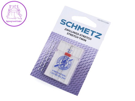 Dvojjehla Stretch 2,5/75; 4,0/75  Schmetz na kartě