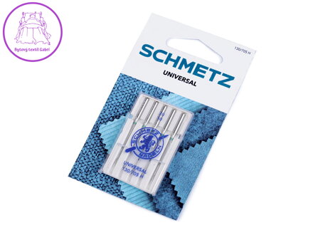 Strojové jehly Universal 60;70;80;90;100 Schmetz na kartě