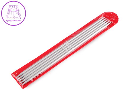 Ponožkové jehlice hliníkové č. 2; 2,5; 3; 3,5; 4; 4,5; 5