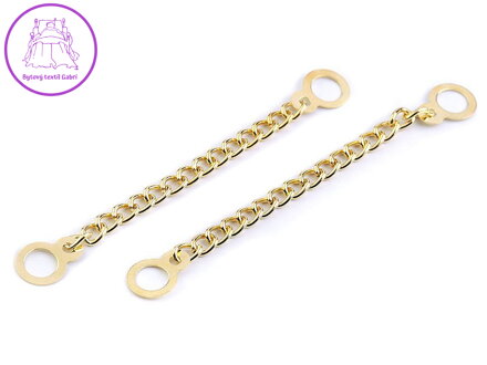 Kovový řetízek / poutko na bundy a kabáty