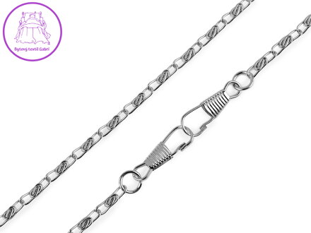 Řetízek na kabelky s karabinou délka 90 cm