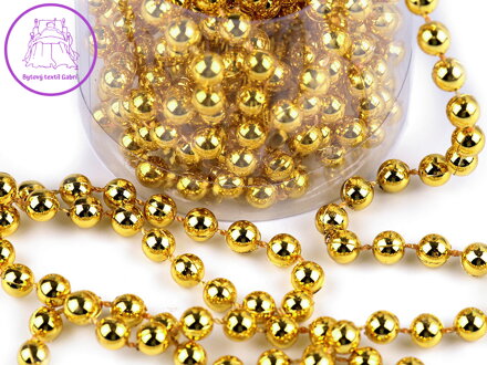 Perlový řetěz Ø6 mm vánoční