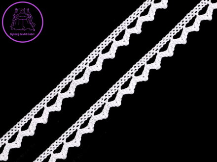 Bavlněná krajka paličkovaná šíře 9 mm