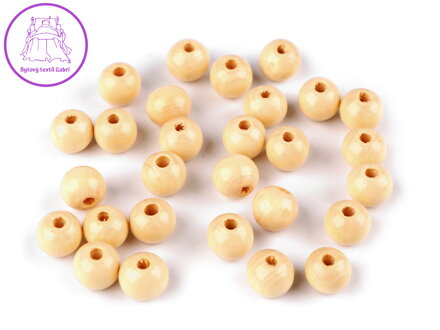 Dřevěné korálky Ø10 mm