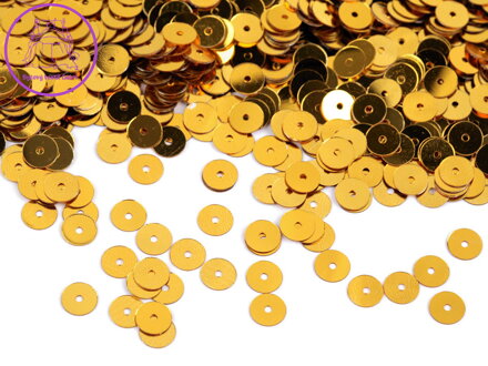 Flitry hladké Ø6 mm metalické