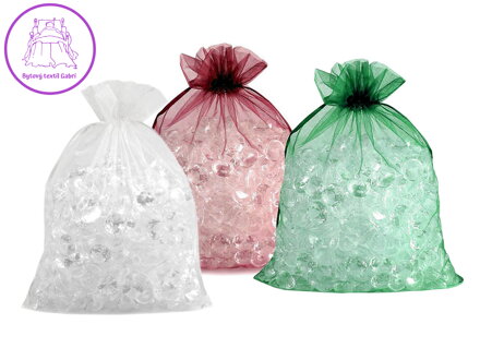 Dárkový pytlík 20x26 cm organza