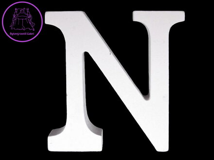 Dřevěná dekorace písmena abecedy