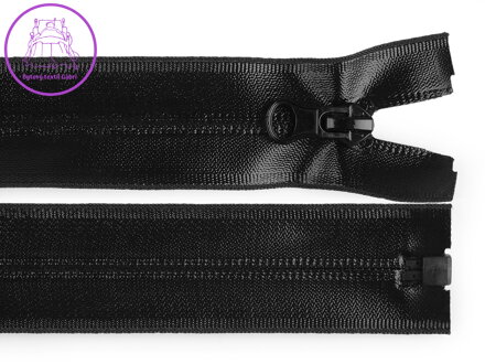 Voděodolný zip šíře 7 mm délka 65 cm spirálový