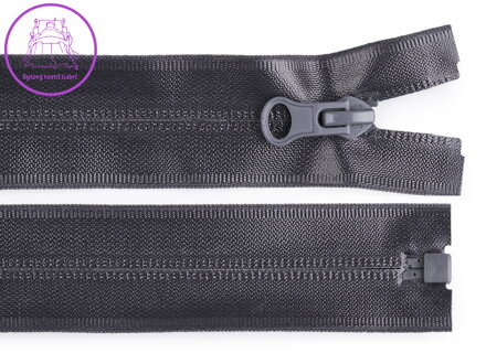 Voděodolný zip šíře 7 mm délka 75 cm spirálový