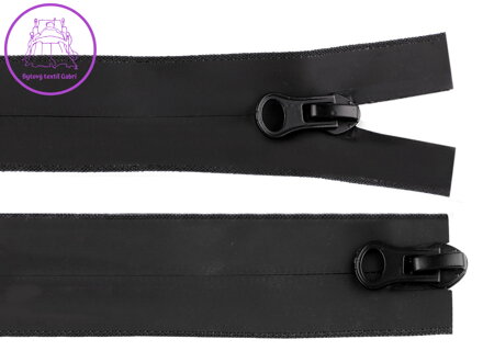Zip voděodolný No 5 délka 90 cm spirálový matný 2 jezdce / dvoucestný