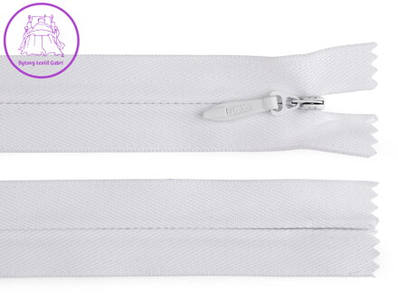 Spirálový zip skrytý No 5 délka 60 cm pevný