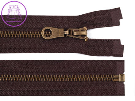 Staromosazný zip No 5 délka 90 cm bundový