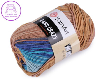 Pletací příze Jeans Crazy 50 g