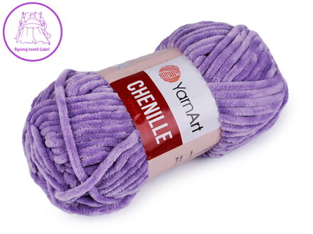 Pletací žinylková příze Chenille 100 g