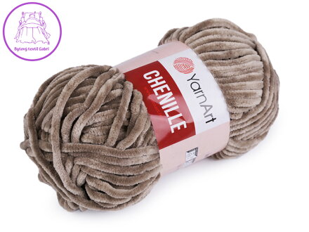 Pletací žinylková příze Chenille 100 g