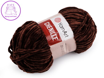 Pletací žinylková příze Chenille 100 g