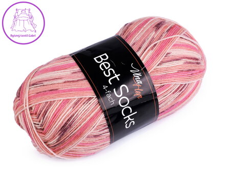 Pletací příze Best Socks samovzorovací / ponožkovka 100 g