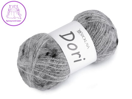 Pletací mohérová příze s nopky Dori 100 g