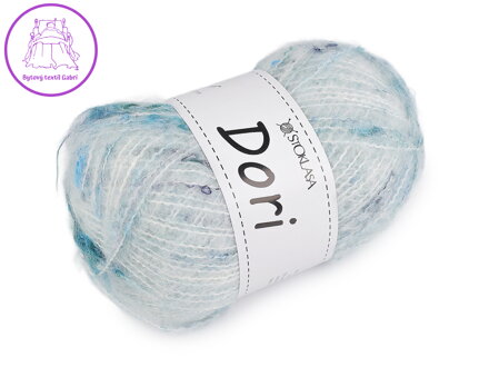 Pletací mohérová příze s nopky Dori 100 g