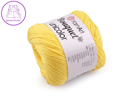 Bavlněná pletací příze Bouquet Unicolor 100 g