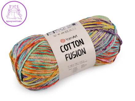 Bavlněná pletací příze Cotton Fusion 100 g