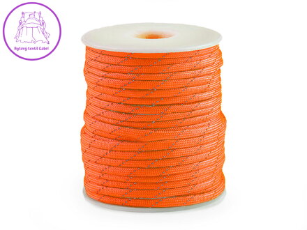 Padáková šňůra Ø4 mm s reflexní nití