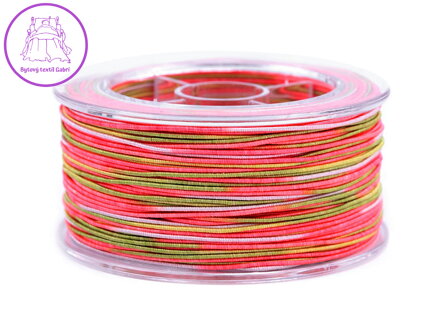 Šňůrka Ø0,8 mm duhová
