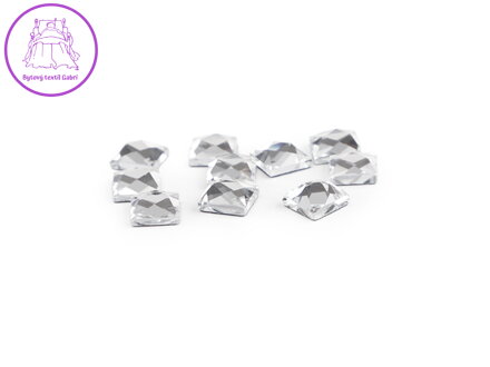 Nažehlovací kamínky hotfix čtvereček celoplošné broušení 4x4 mm