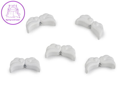 Ozdobný díl andělská křídla lakovaná 6x12 mm