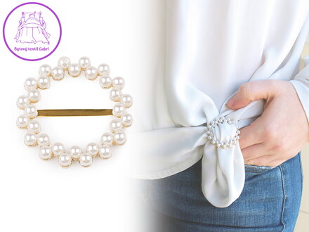 Perlová spona / průvlek